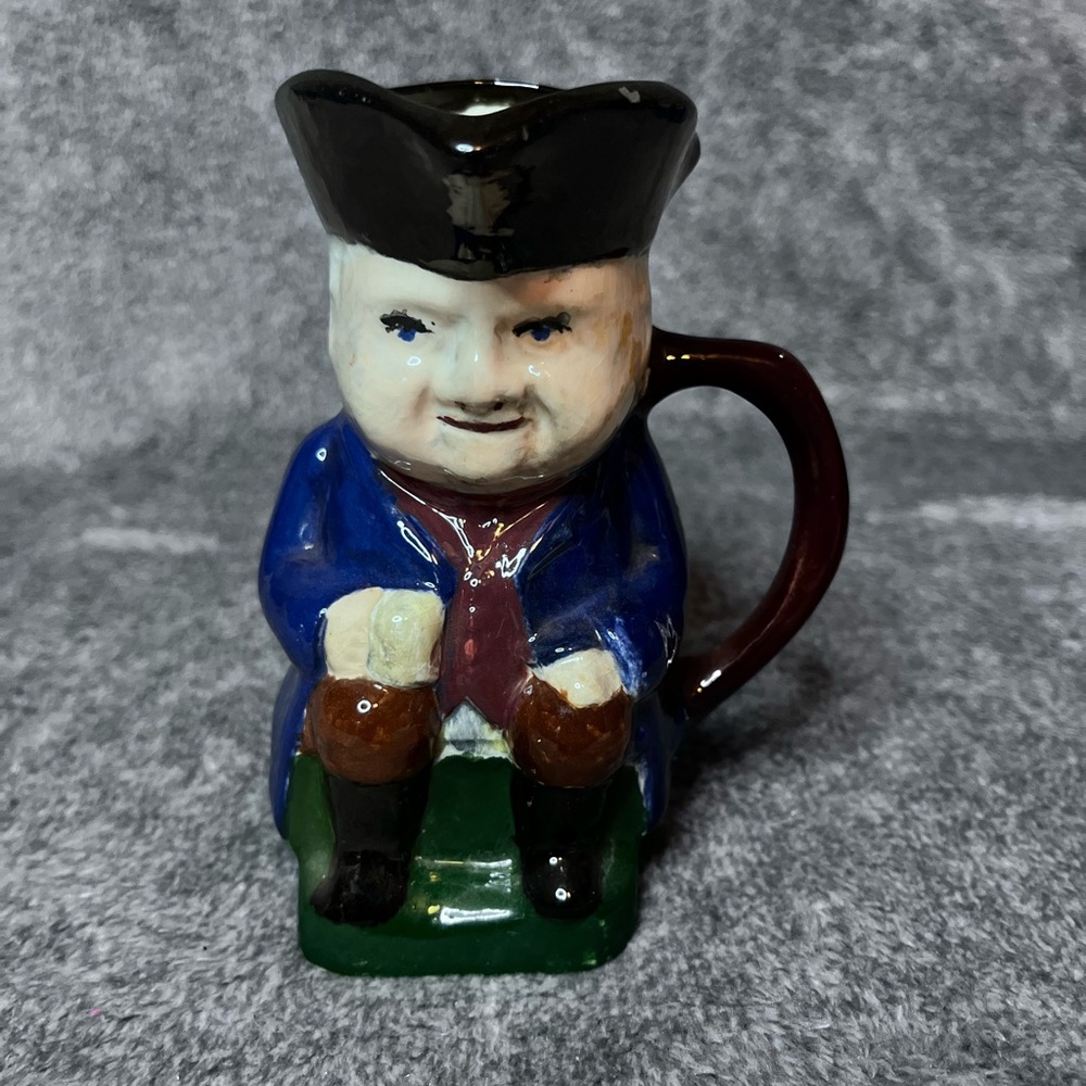 Vintage Toby Mug Toothpick Holder / Pitcher